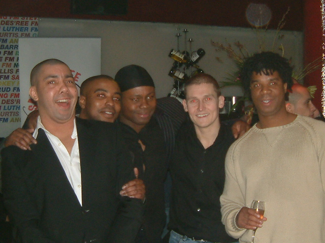 One final celebration with my friends before I went into hospital for the brain operation that changed my life.
