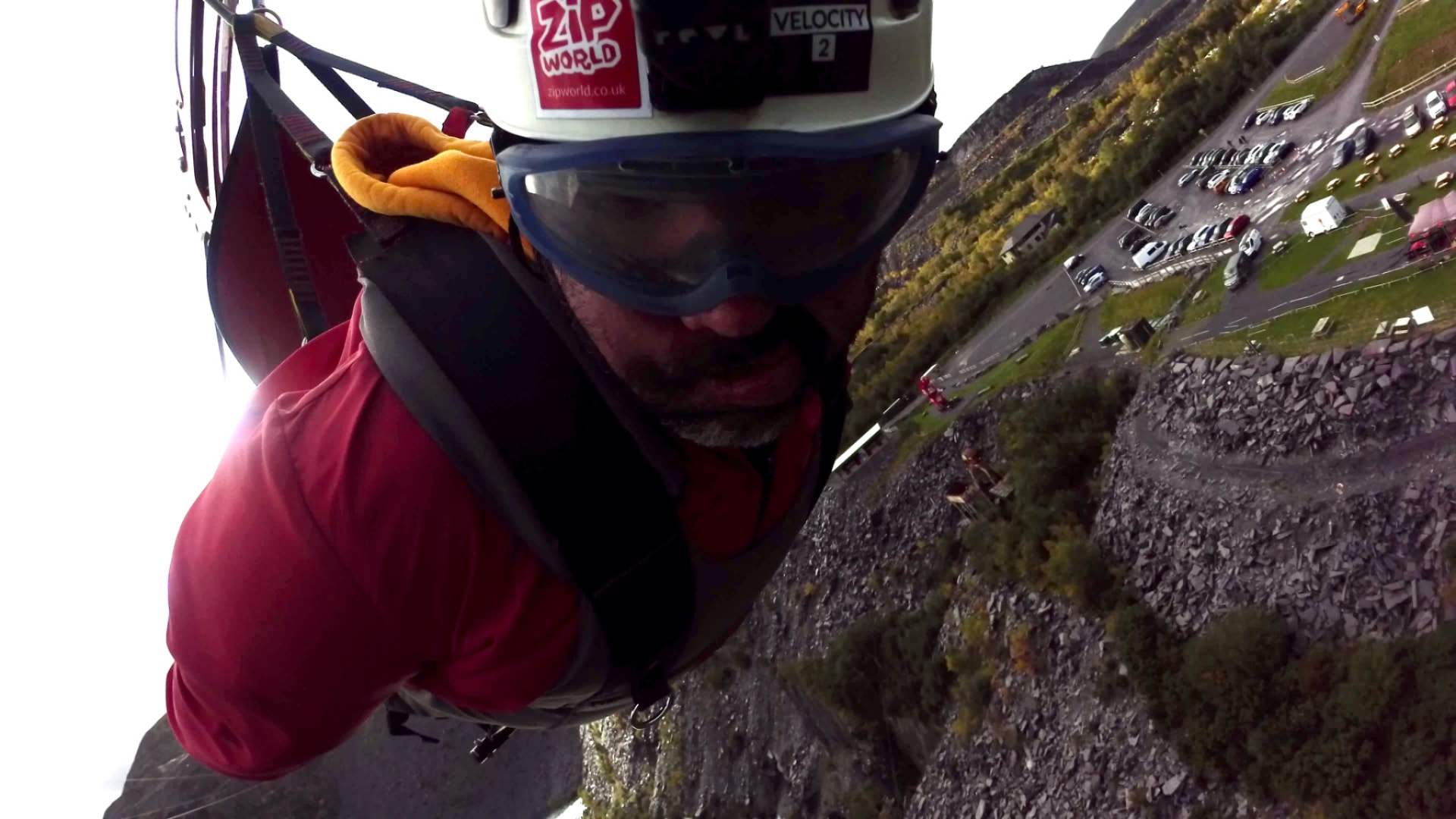 Soaring through the air on an accessible zip-wire adventure—proof that using a wheelchair did not end my courage or determination.