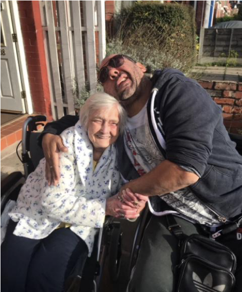 A treasured visit with my foster mother, filled with warmth and love.