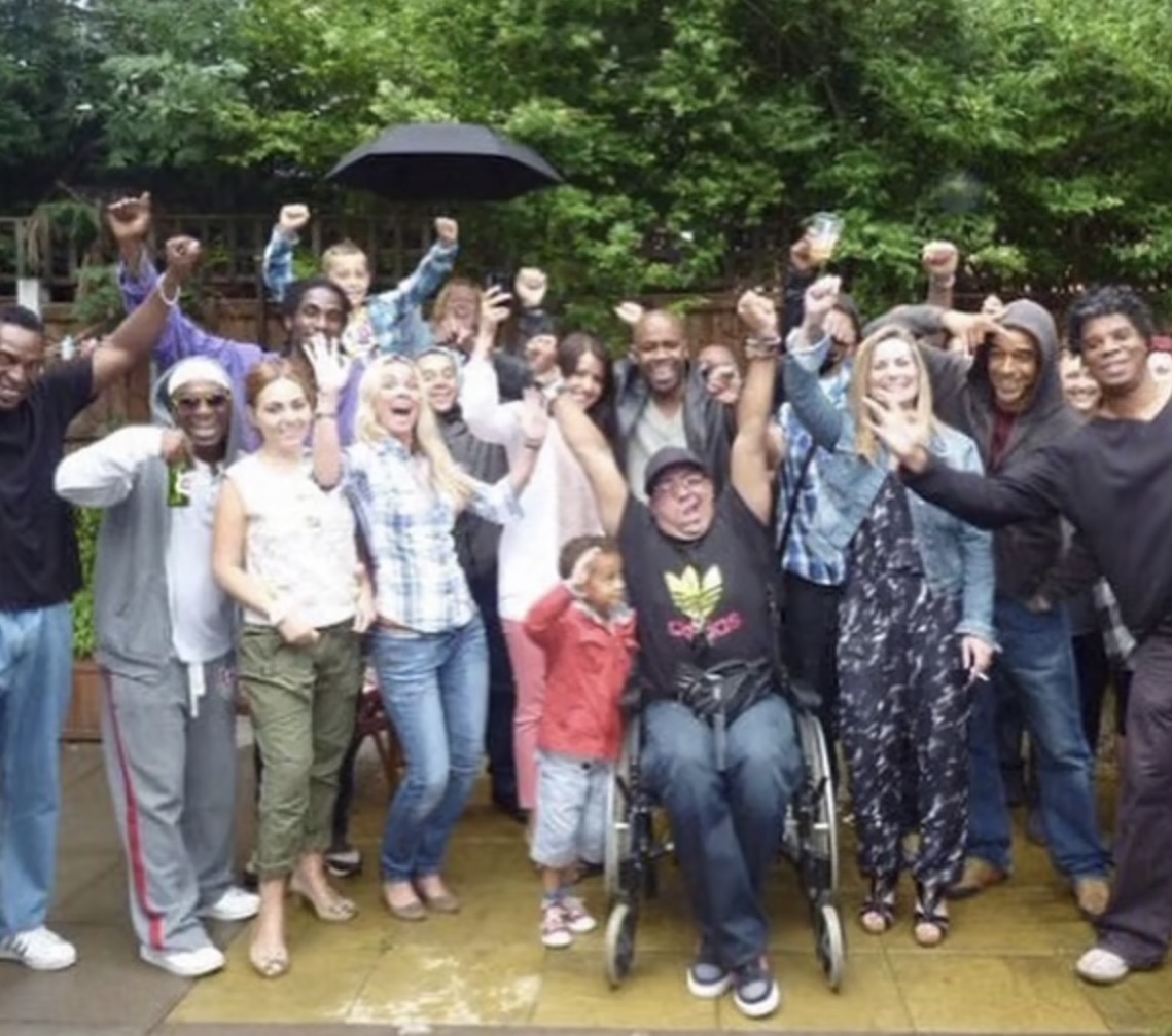 The rain came down, but the barbecue—and the laughter—carried on.