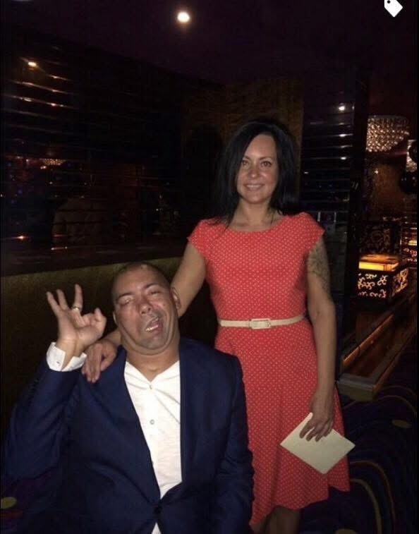 Sharing a special night with my beautiful girlfriend, who also supported me as my carer.