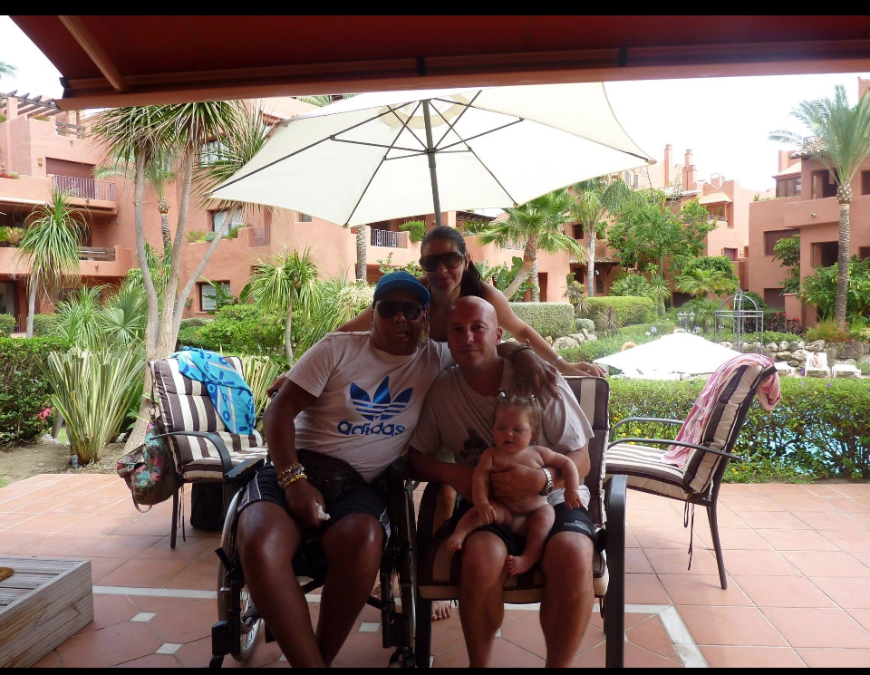 Enjoying a wonderful holiday with my good friend and his lovely family—friendship, sunshine and happy memories together.