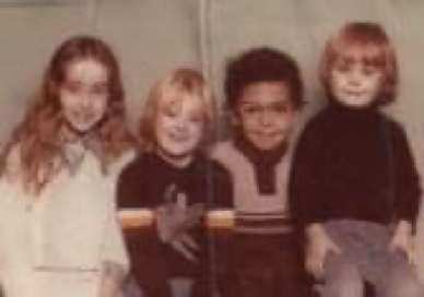 Me, Jane, Jimmy and Robert growing up together.