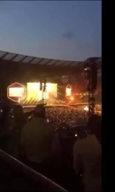 Watching Coldplay perform live with my carer—an incredible stadium filled with music, lights and thousands of people.